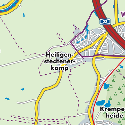 Übersichtsplan Heiligenstedtenerkamp