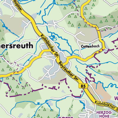 Übersichtsplan Heinersreuth