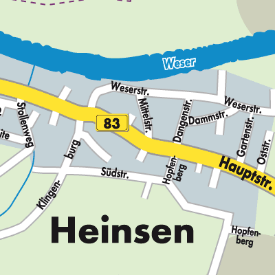 Stadtplan Heinsen