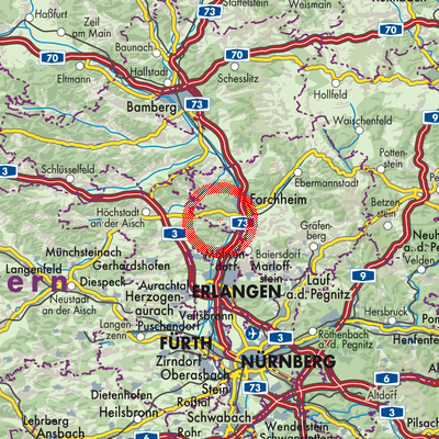 Landkarte Heroldsbach
