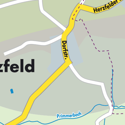 Stadtplan Herzfeld