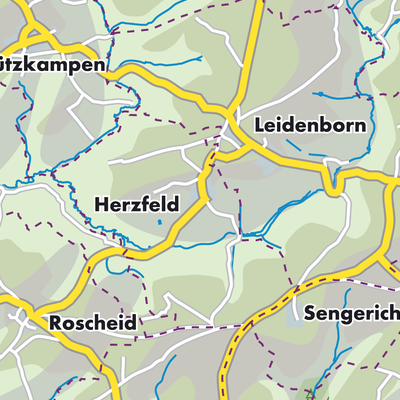 Übersichtsplan Herzfeld