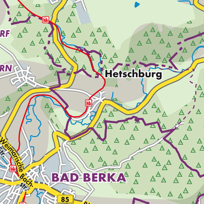 Übersichtsplan Hetschburg