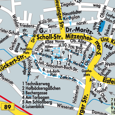 Stadtplan Hildburghausen