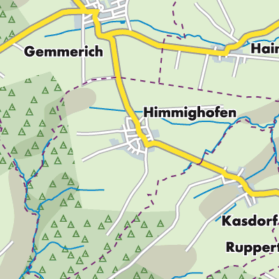 Übersichtsplan Himmighofen