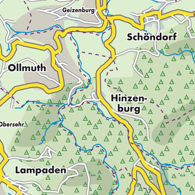 Übersichtsplan Hinzenburg