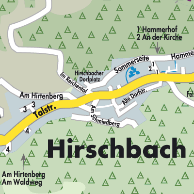 Stadtplan Hirschbach