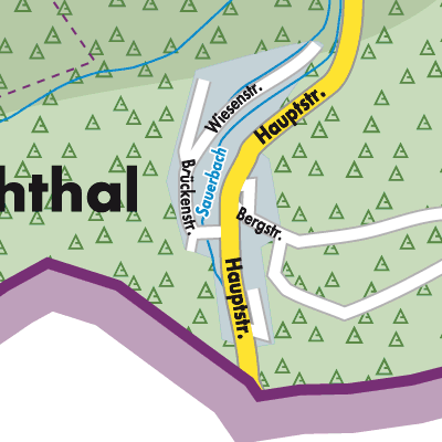 Stadtplan Hirschthal