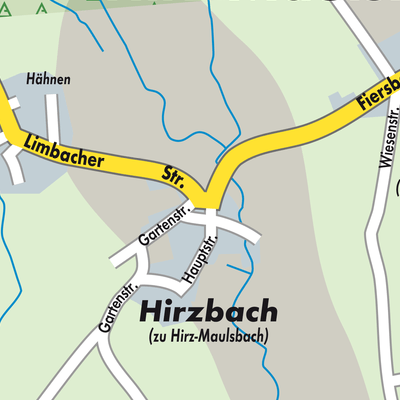 Stadtplan Hirz-Maulsbach