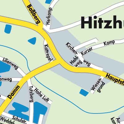 Stadtplan Hitzhusen