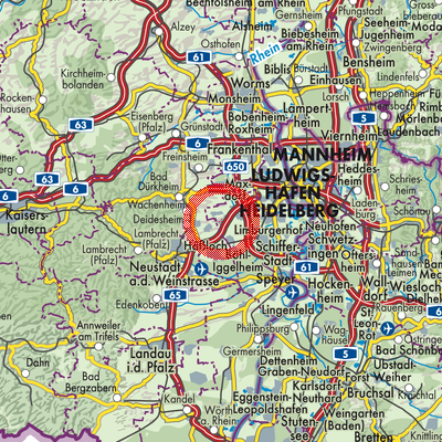 Landkarte Hochdorf-Assenheim