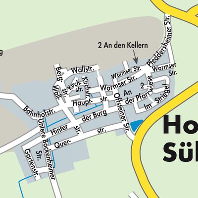 Stadtplan Hohen-Sülzen