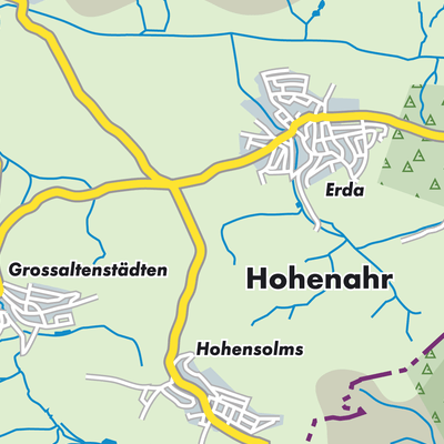Übersichtsplan Hohenahr