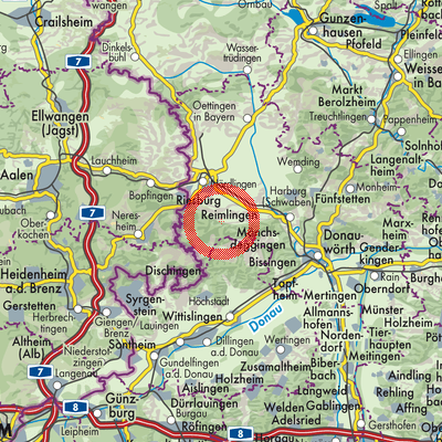 Landkarte Hohenaltheim
