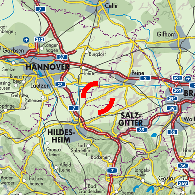 Landkarte Hohenhameln