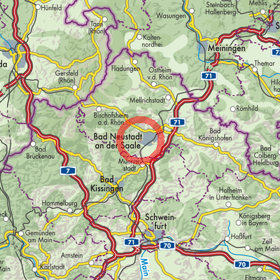 Landkarte Hohenroth