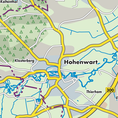 Übersichtsplan Hohenwart