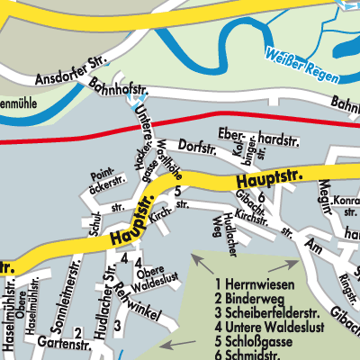 Stadtplan Hohenwarth