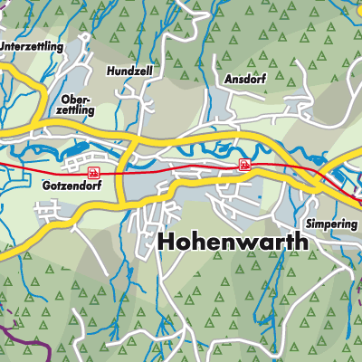 Übersichtsplan Hohenwarth