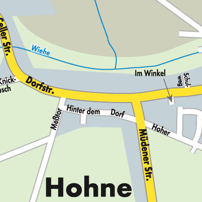 Stadtplan Hohne
