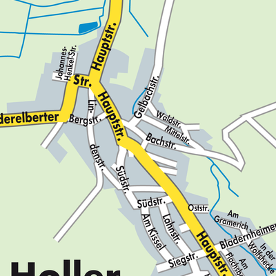Stadtplan Holler