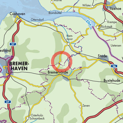Landkarte Hollnseth