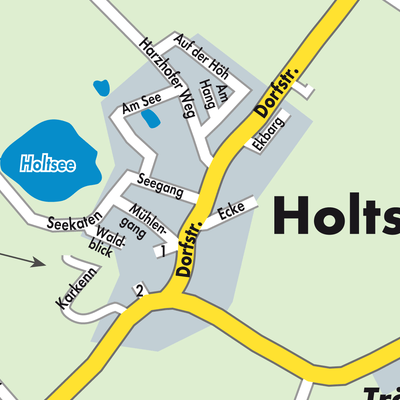 Stadtplan Holtsee