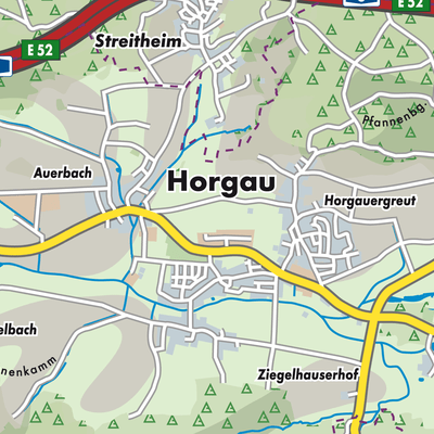 Übersichtsplan Horgau