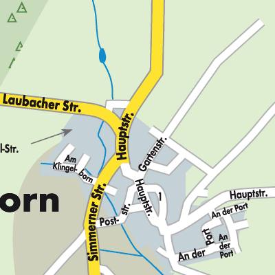 Stadtplan Horn