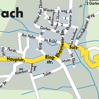 Stadtplan Hottenbach