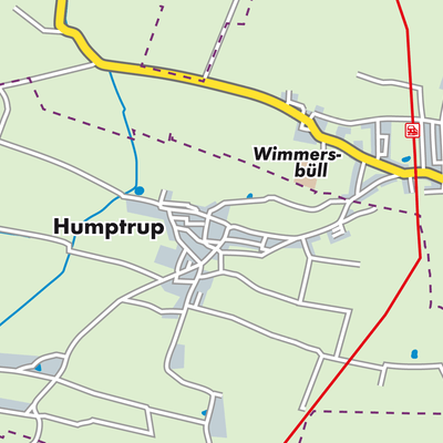 Übersichtsplan Humptrup