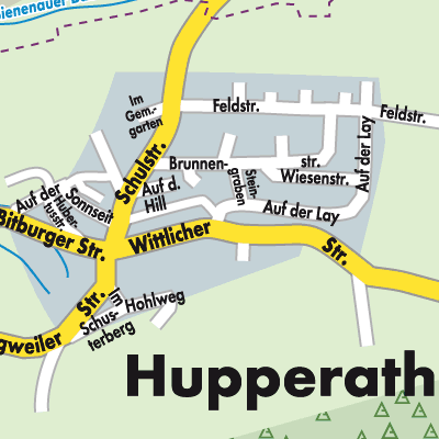 Stadtplan Hupperath