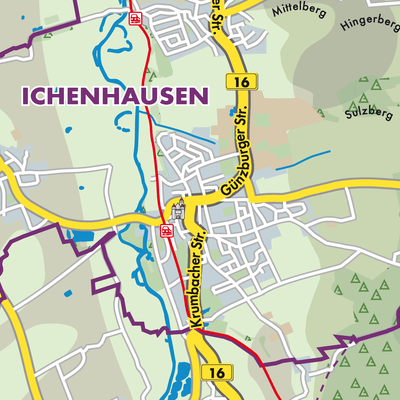 Übersichtsplan Ichenhausen