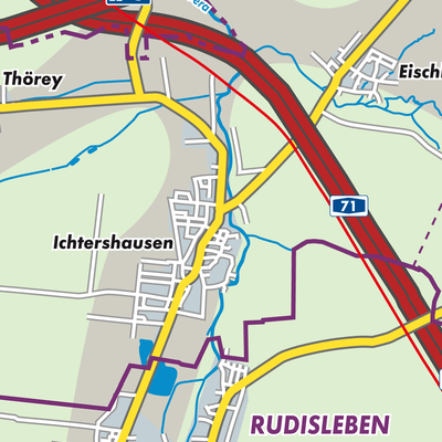 Übersichtsplan Ichtershausen