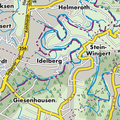 Übersichtsplan Idelberg