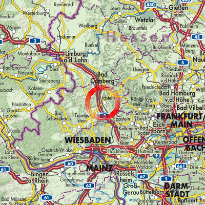 Landkarte Idstein