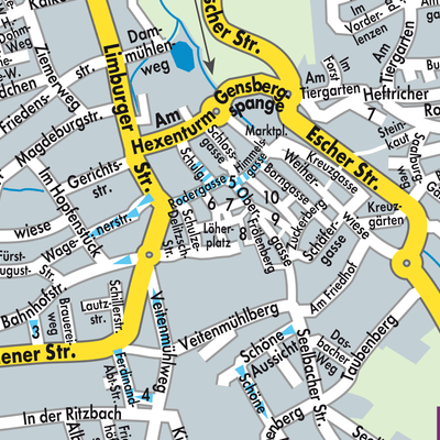 Stadtplan Idstein