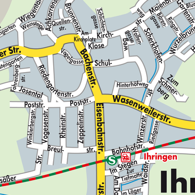 Stadtplan Ihringen