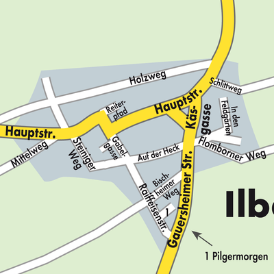 Stadtplan Ilbesheim