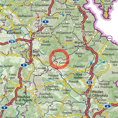 Landkarte Immenreuth