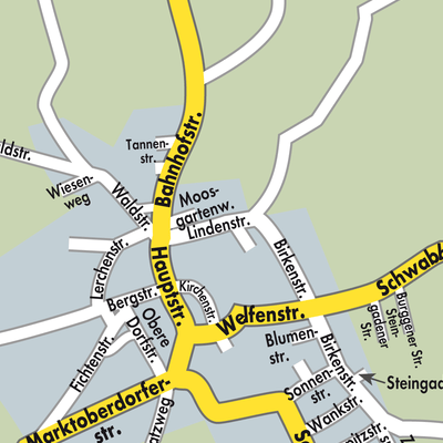 Stadtplan Ingenried