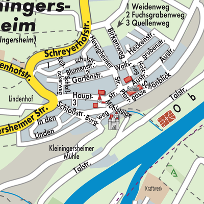 Stadtplan Ingersheim