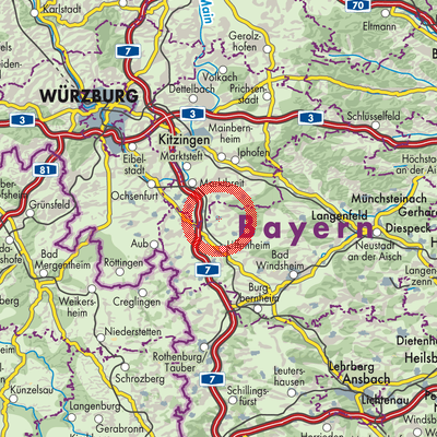 Landkarte Ippesheim