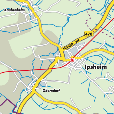 Übersichtsplan Ipsheim