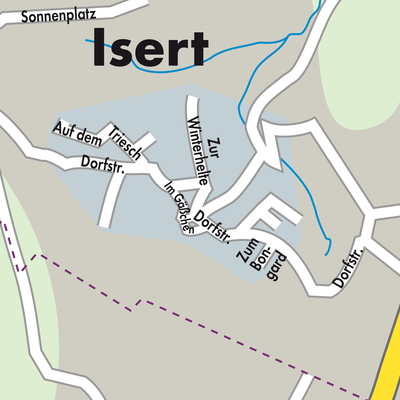 Stadtplan Isert
