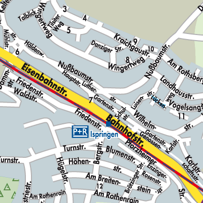 Stadtplan Ispringen
