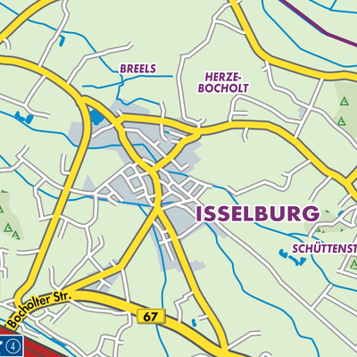 Übersichtsplan Isselburg