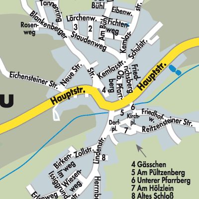 Stadtplan Issigau