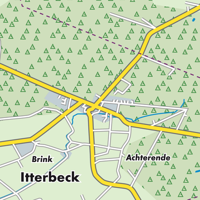 Übersichtsplan Itterbeck