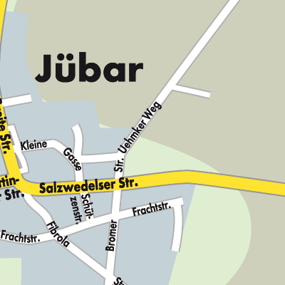 Stadtplan Jübar
